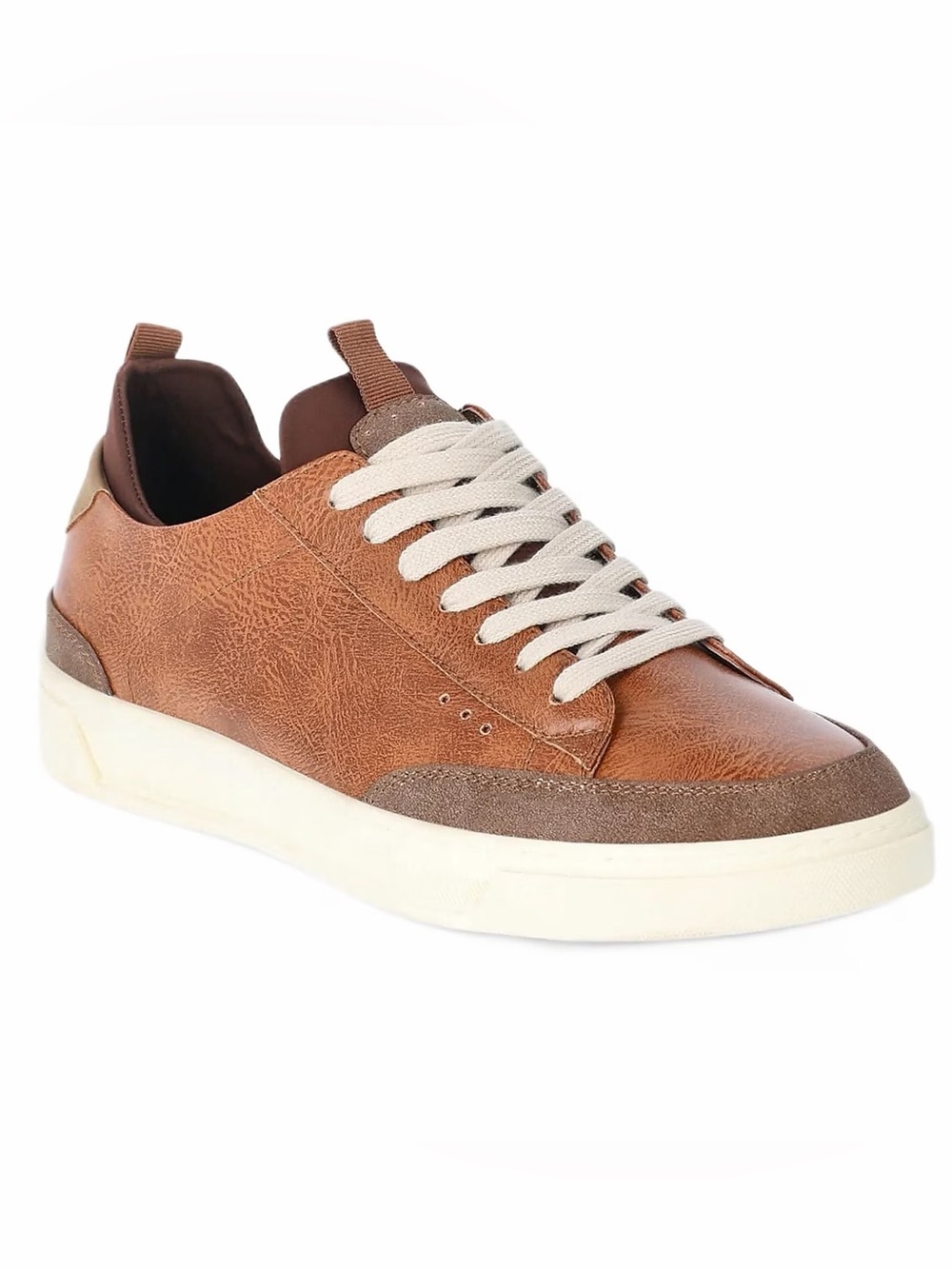 Madden NYC Men’s Markk Court Casual Sneakers in brown, size 10½